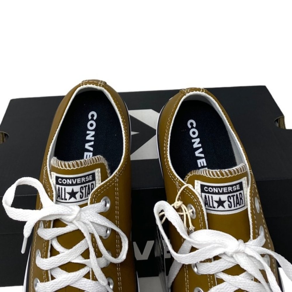 Converse Ctas OX Low Sneakers Skate For Men Shoes Leather Brown Casual A09977C - Picture 6 of 9